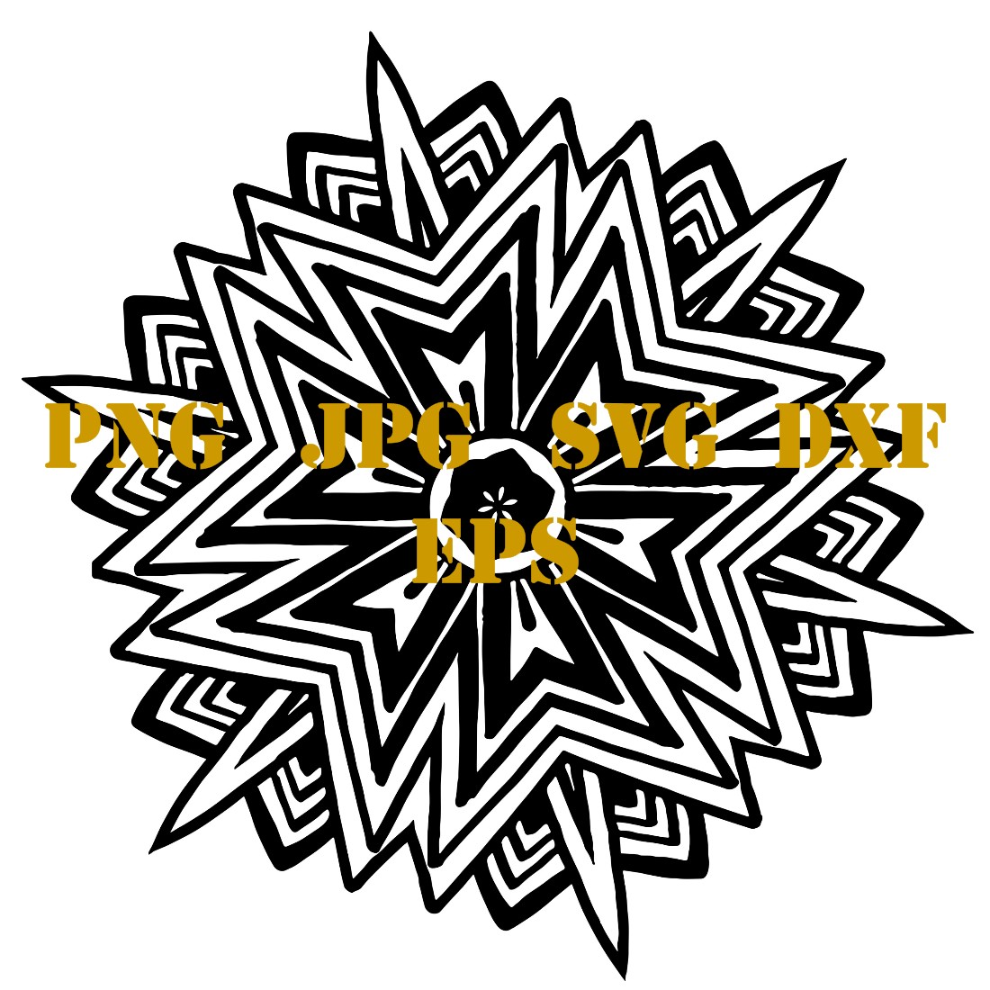 Black Snowflake Design cover image.