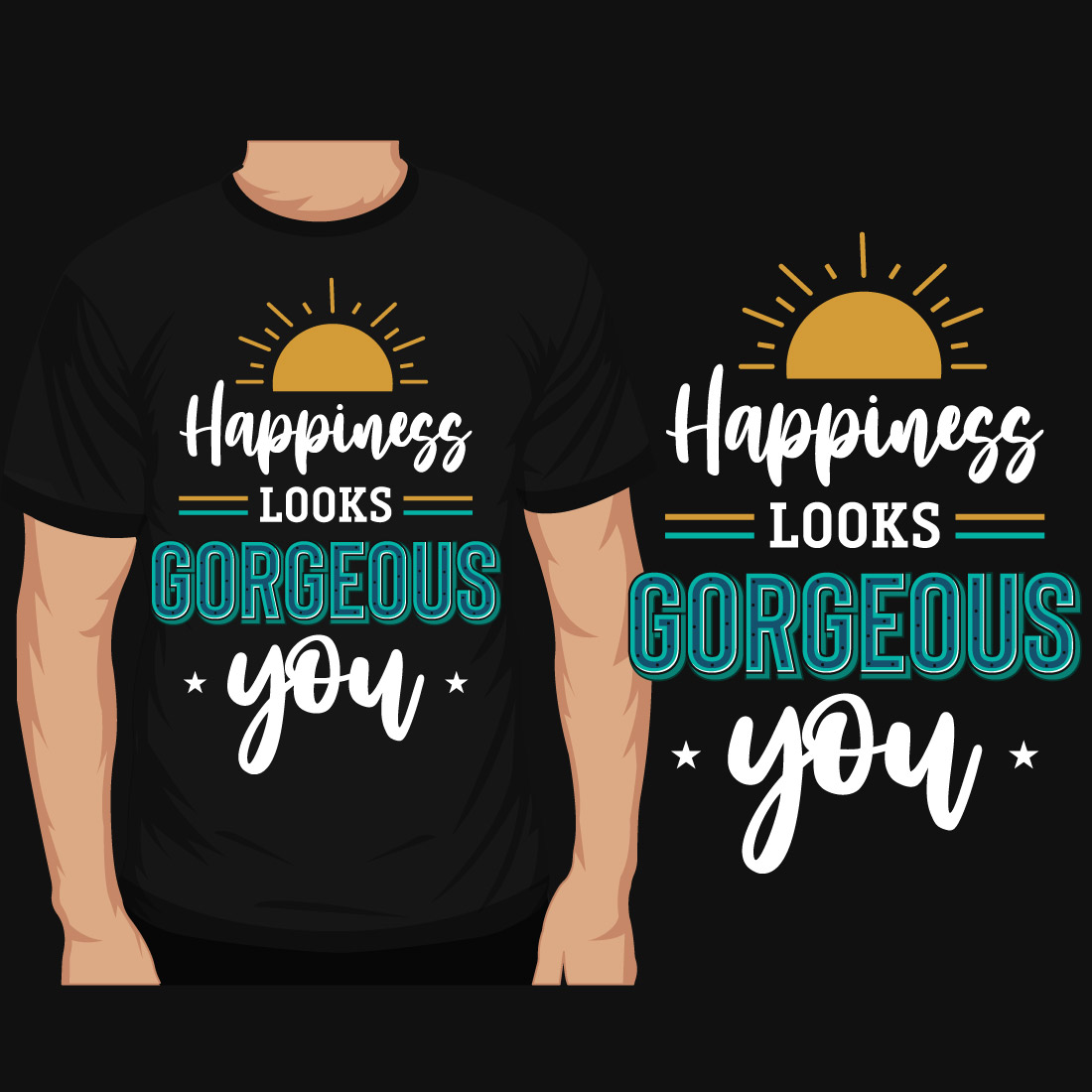 10 Best Mix Typographic T-Shirt Designs Bundle cover