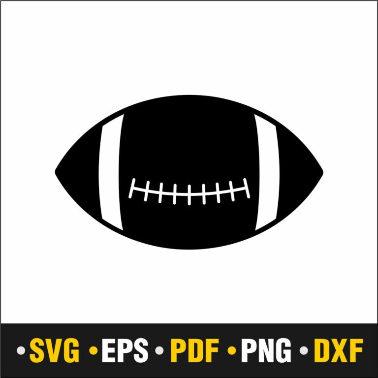 Rugby Ball SVG - MasterBundles