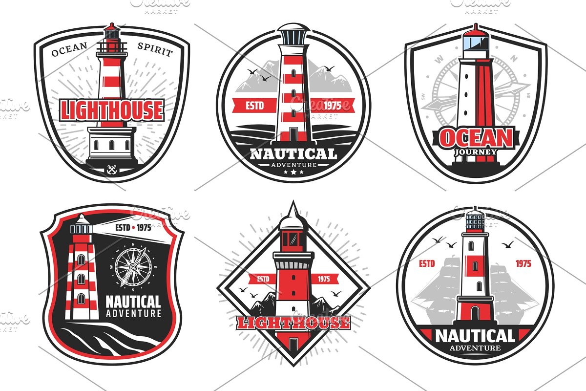 Cover image of Nautical Beacons And Lighthouse.