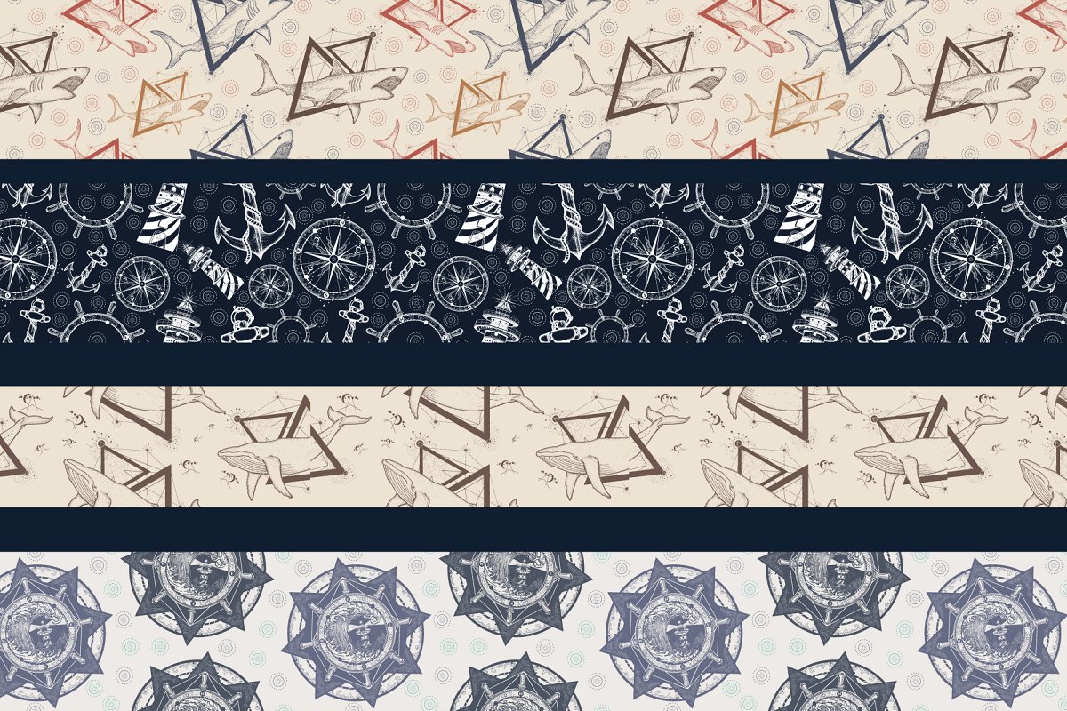 Create numerous designs with these patterns.