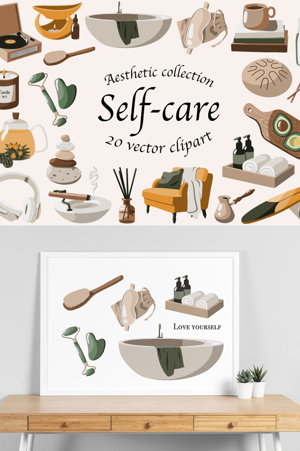 Self-Care Vector Clipart - Pinterest.