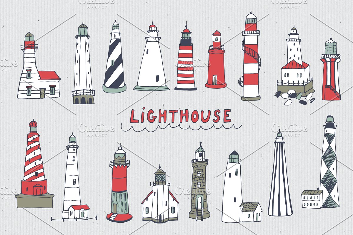 Cover image of Lighthouse set.