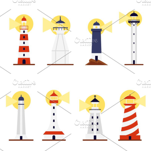 Set lighthouses with turned on main image preview.