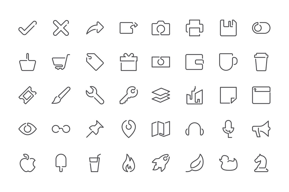 single line vector icons preview cm 3 187