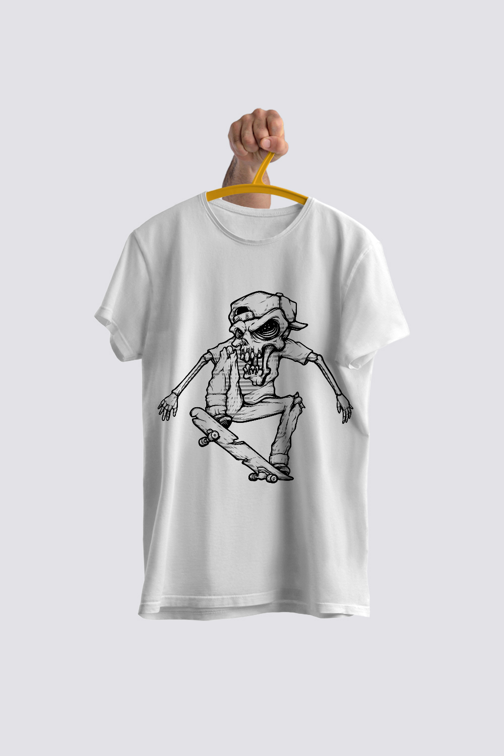 skullskateboardtshirtdesign 788