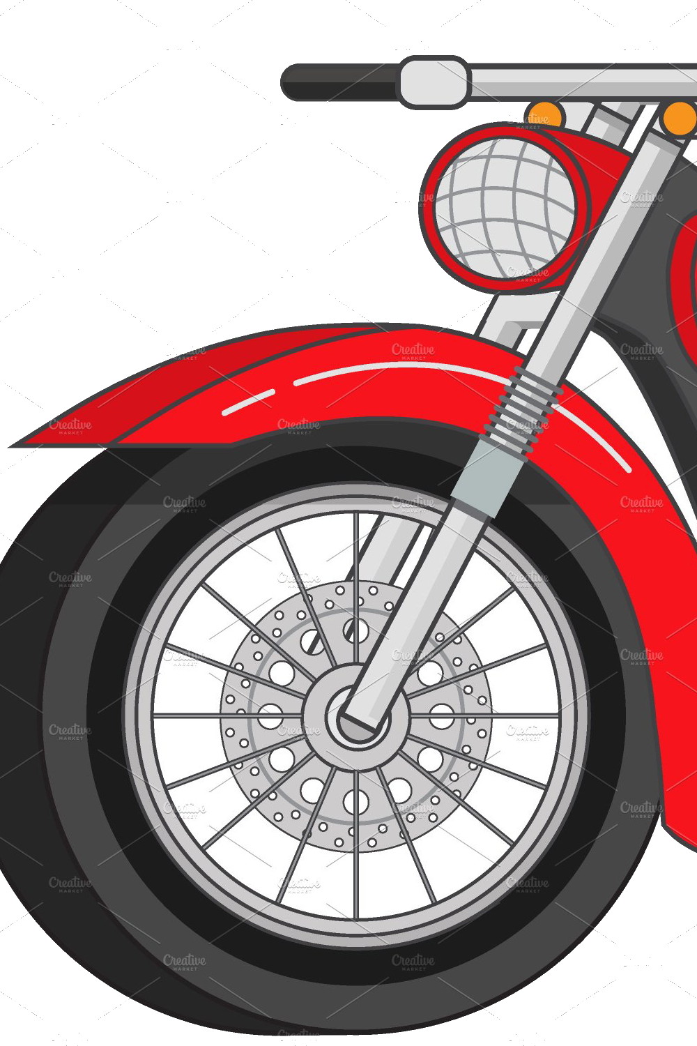 slassic motorcycle red vintage pinterest 864