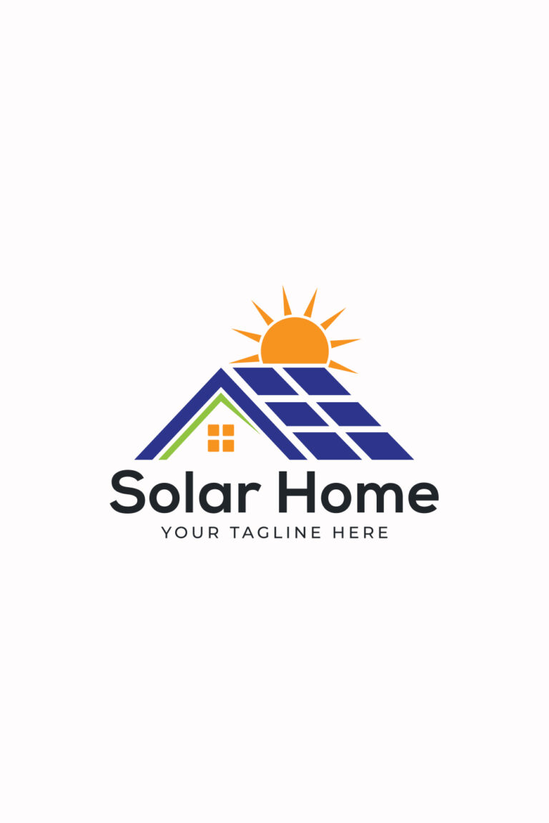 Solar Home Logo Template - MasterBundles