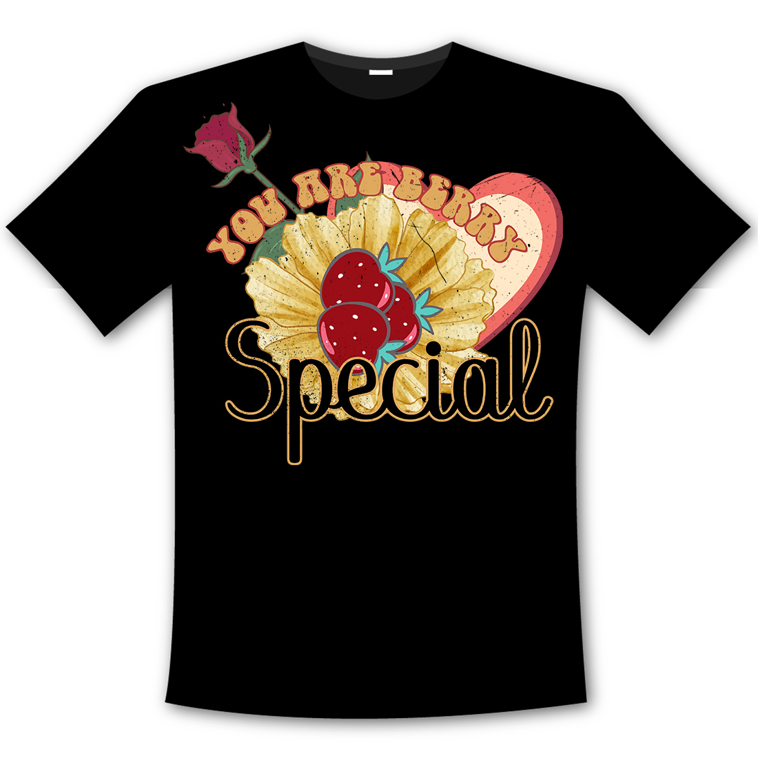 Retro Valentine’s Day T-Shirt Design cover image.