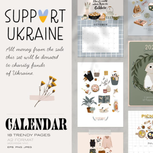Support Ukraine - Calendar 2023.