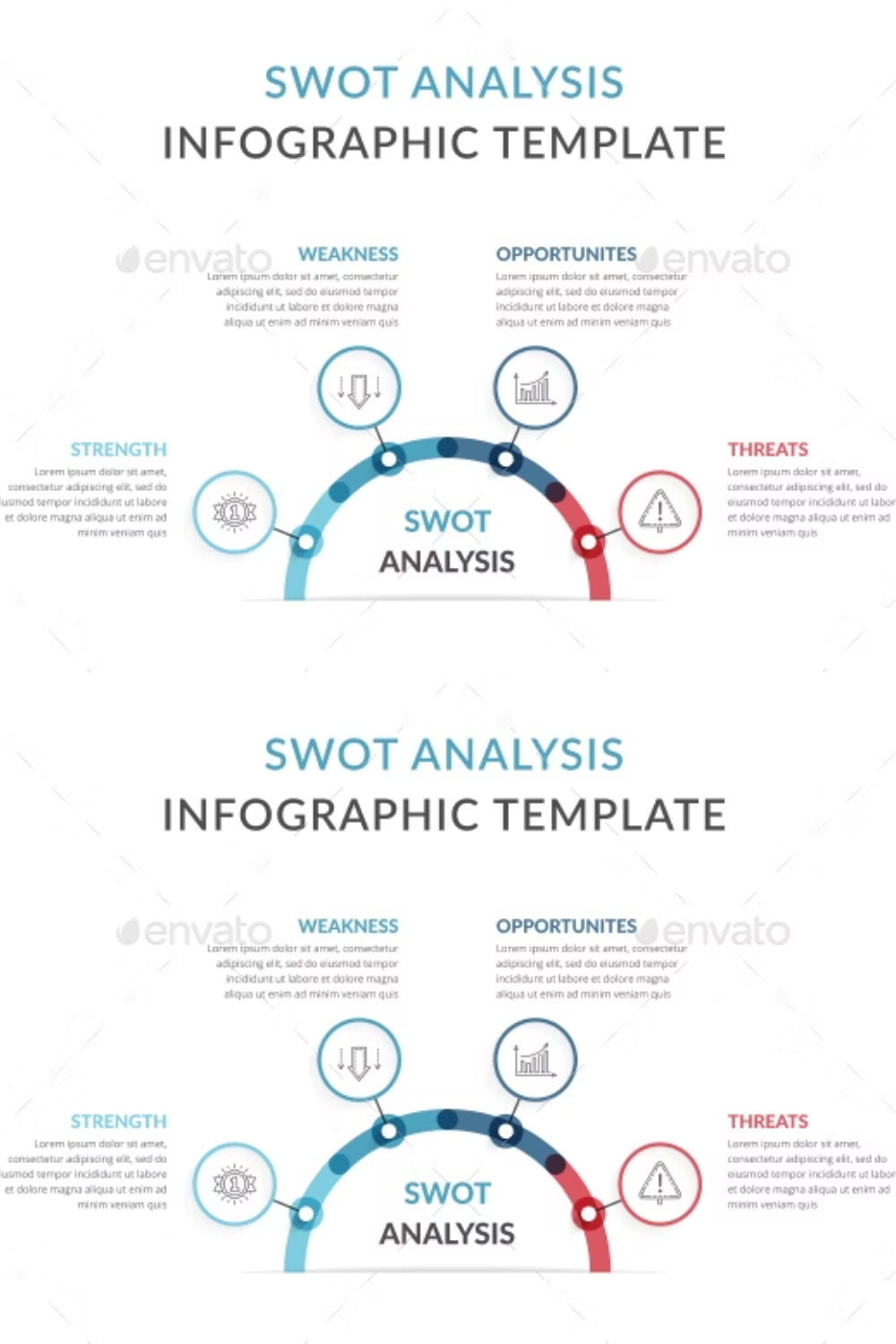 SWOT Analysis Diagram Pinterest Cover.