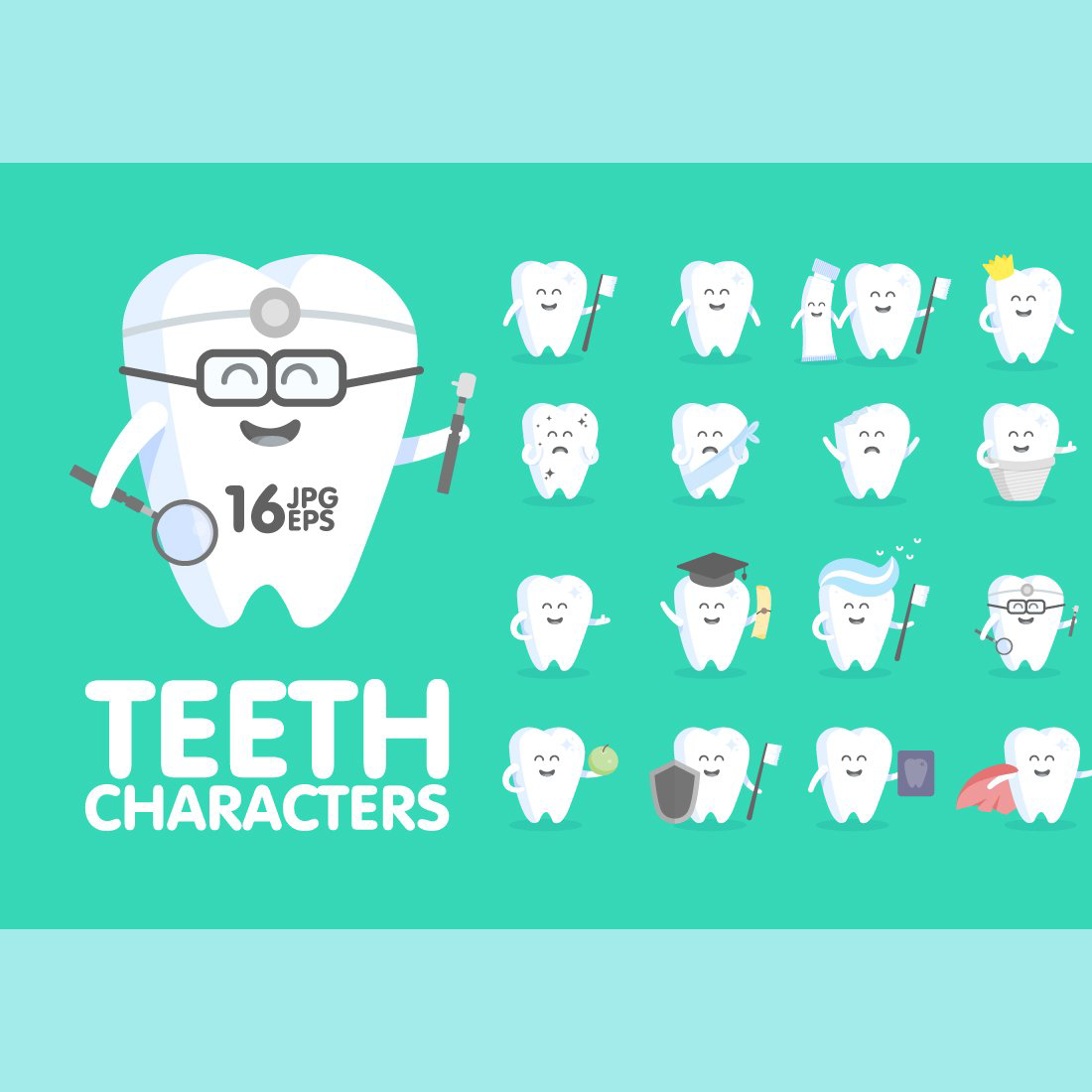 Teeth Characters.