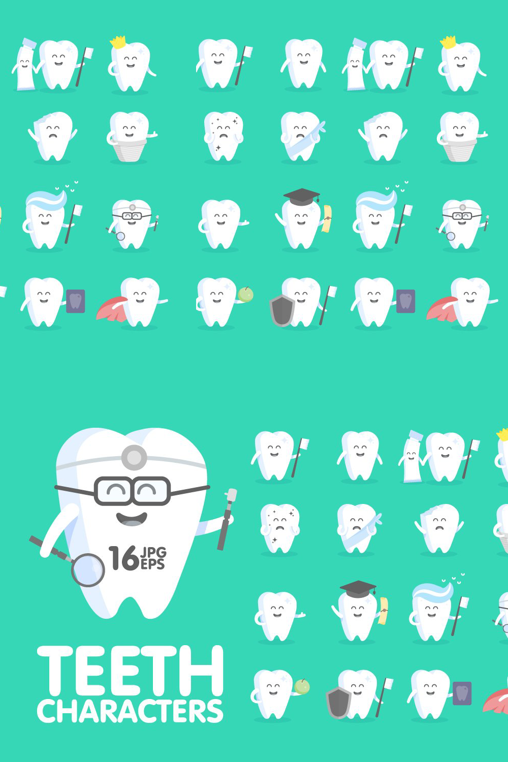 teeth characters pinterest. 376
