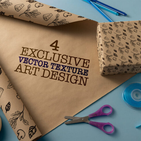 4 Exclusive Vector Texture Art Design main cover