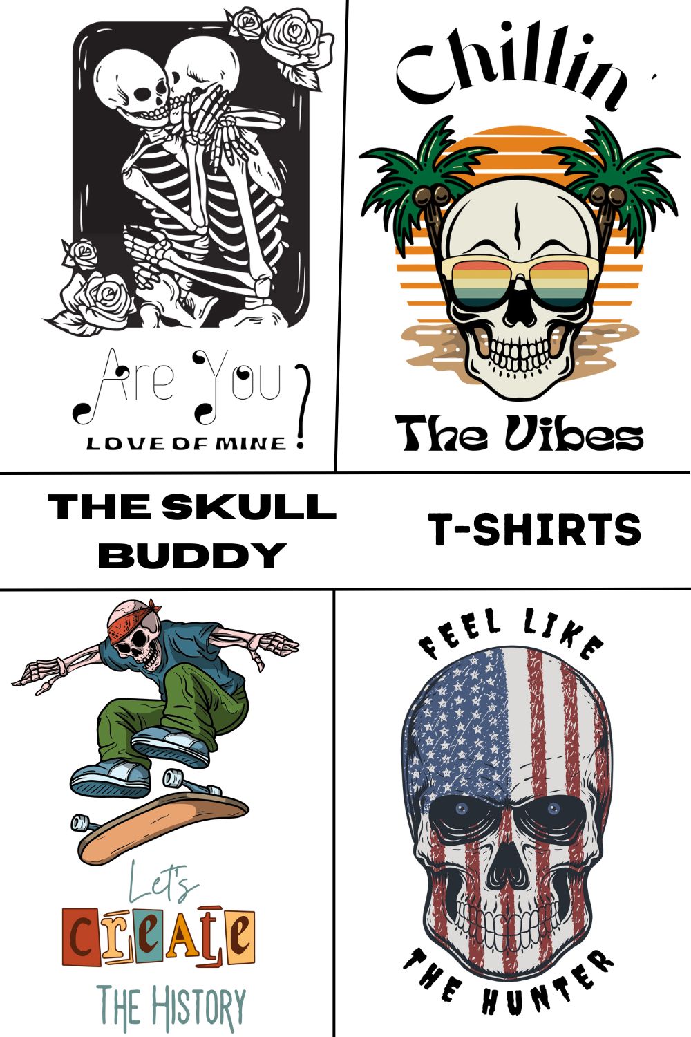 The Skull Buddy Designs PNG pinterest image.