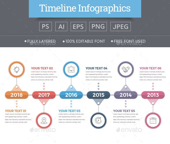 timeline infographics 2 392