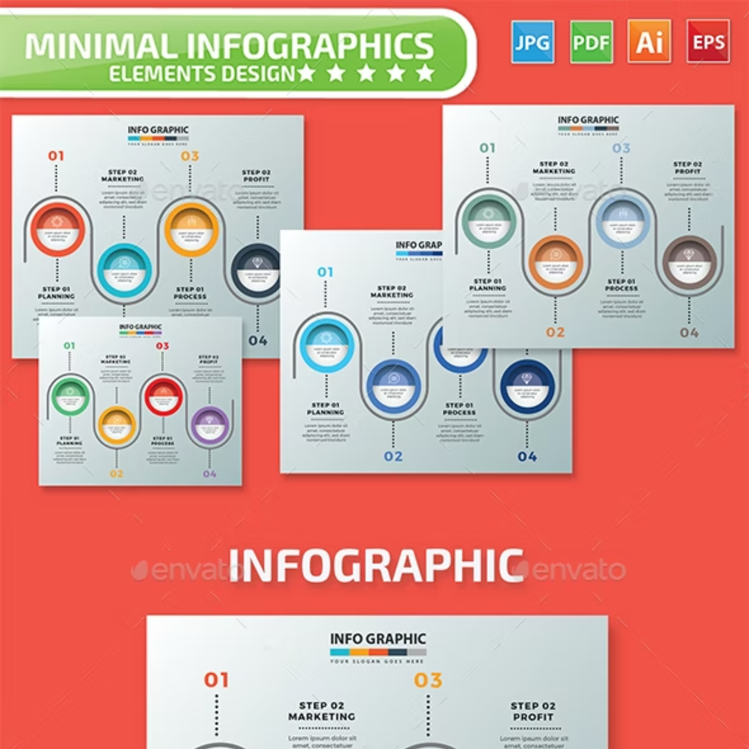 Timeline Infographics Design Main Cover.