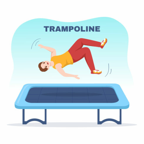 Trampoline Sport Illustration cover image.