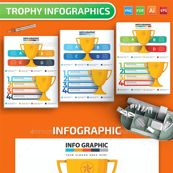 Trophy infographics main cover.