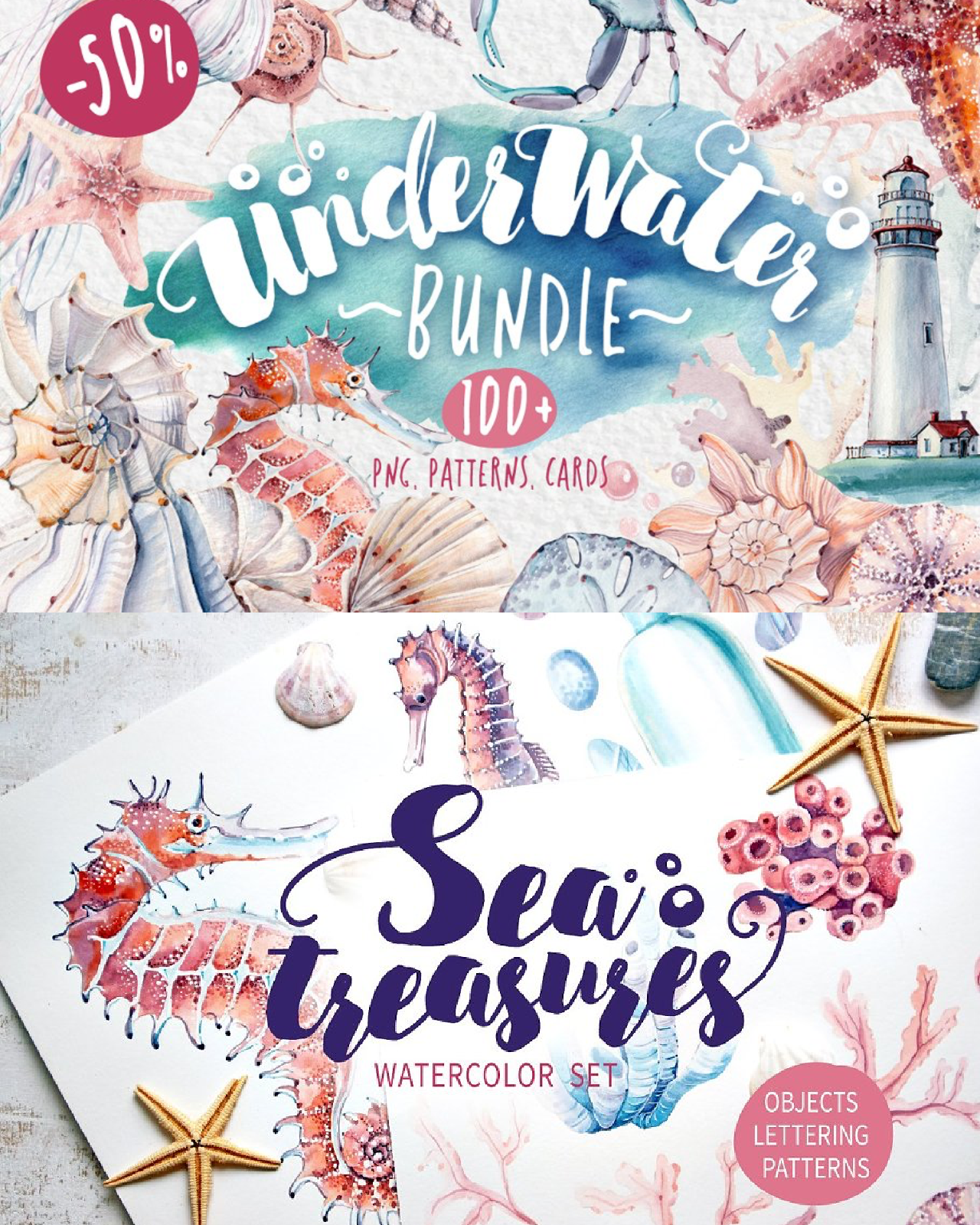 Underwater bundle pinterest image preview.