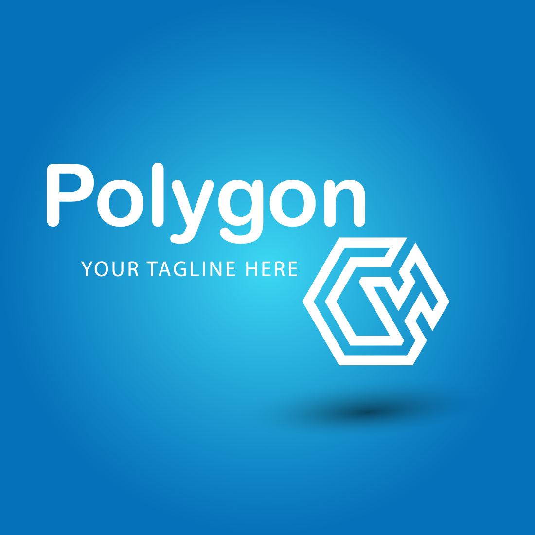 CH Letter Polygon Logo cover image.