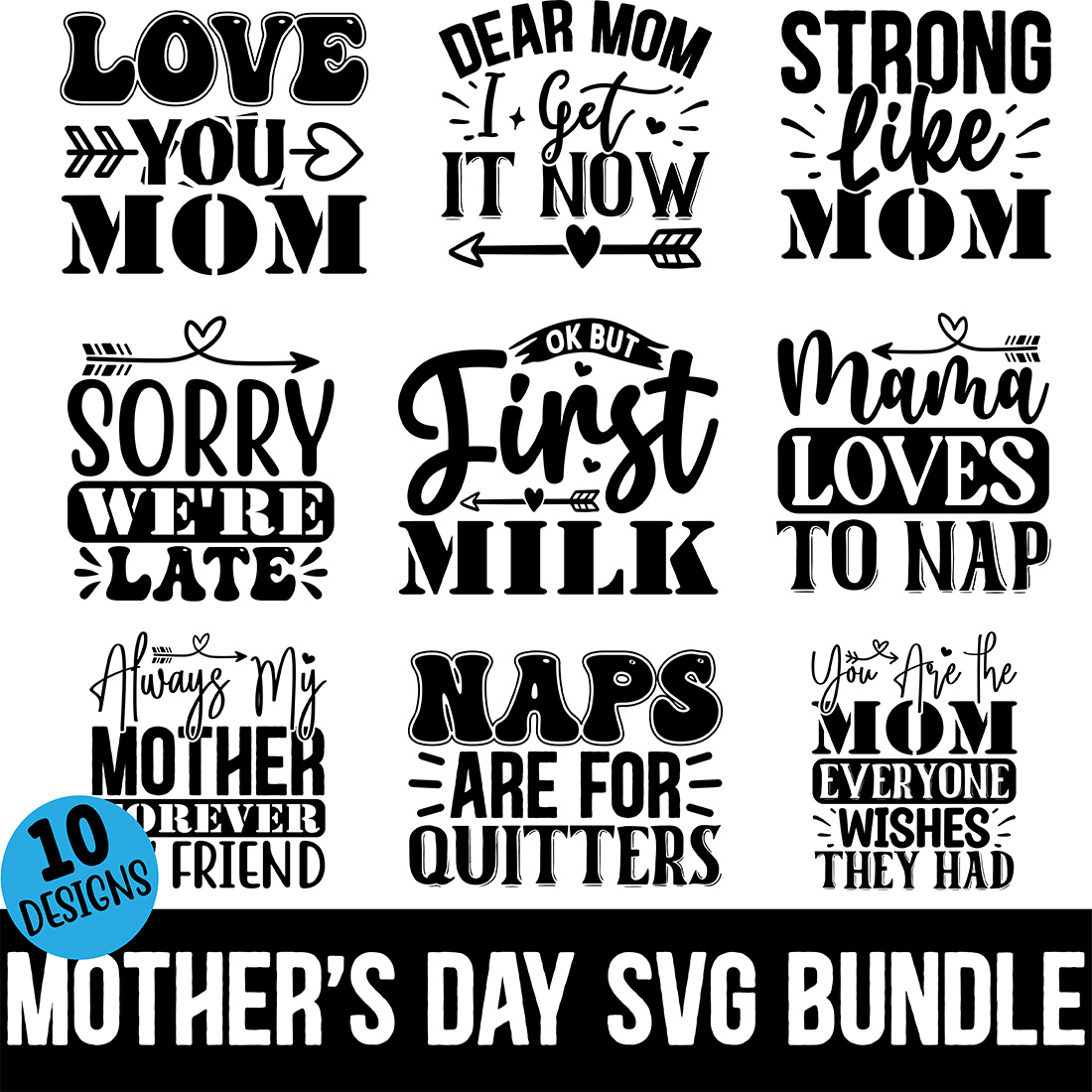 Mothers Day SVG Bundle main cover