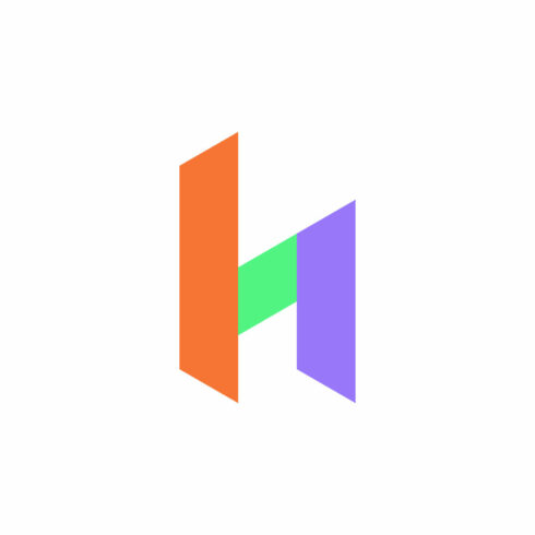 Modern H Letter Logo Design Template main cover.