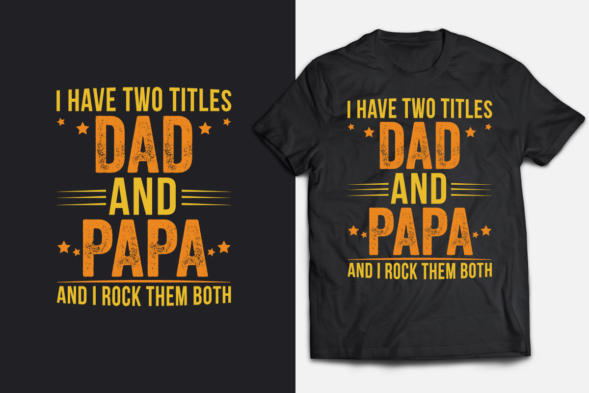 father's day tshirt cover image.