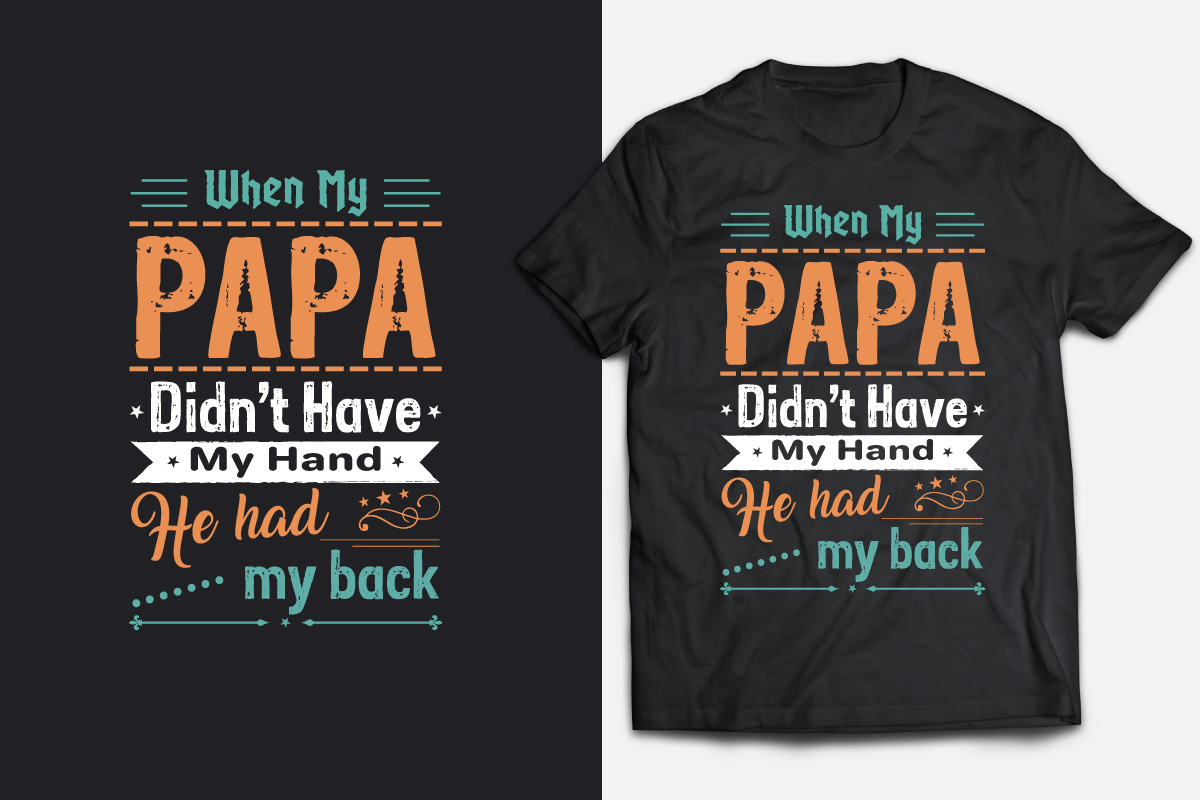 father's day tshirt preview image.