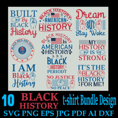Black History T-Shirt Bundle cover