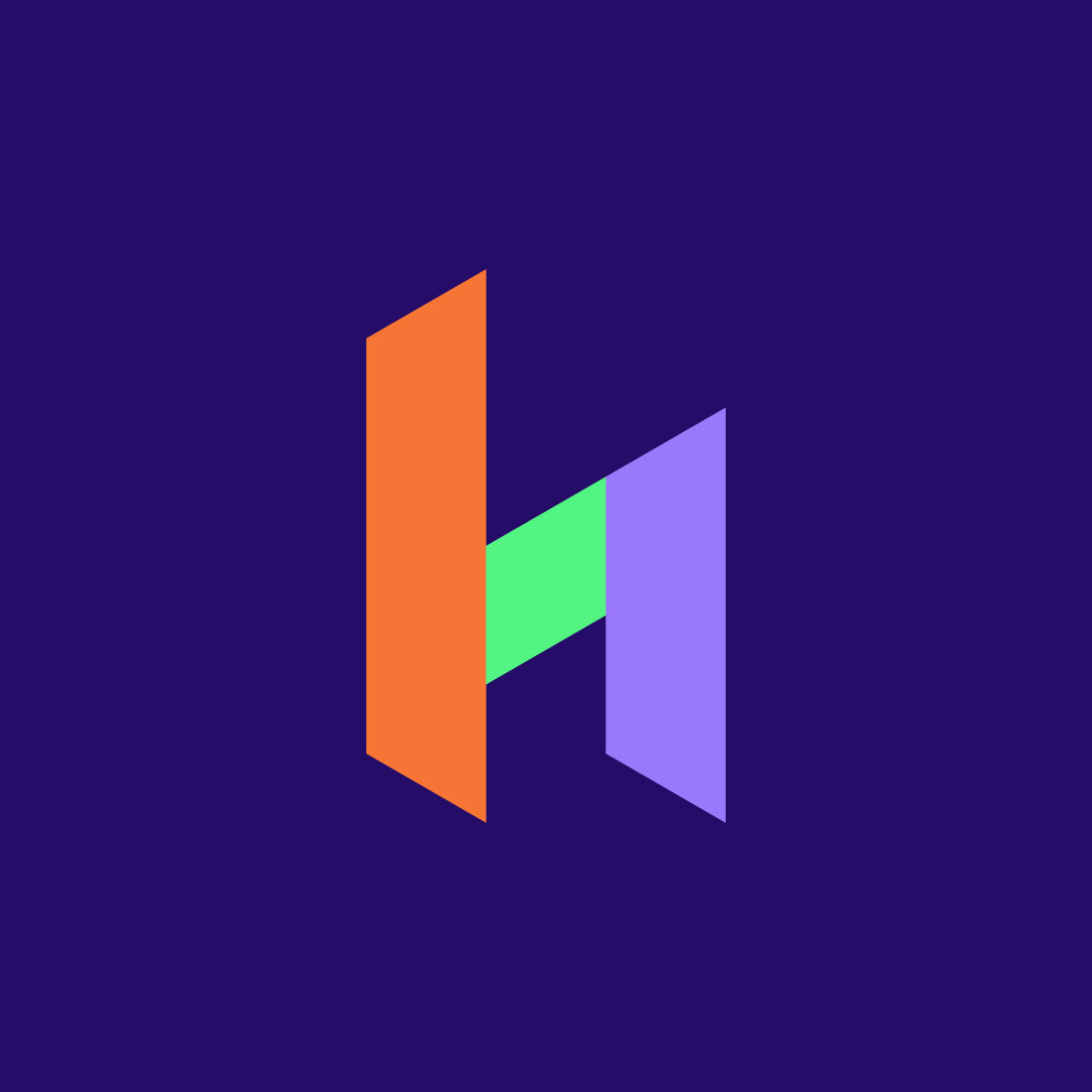 Modern H Letter Logo Design Template cover image.