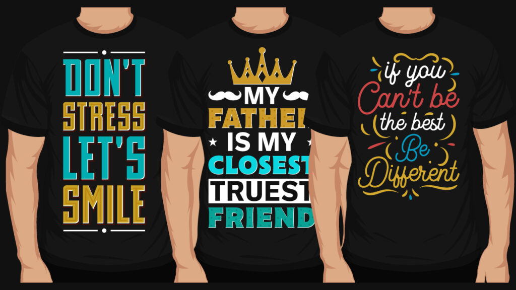 7 Best Typographic T Shirt Designs Bundle Masterbundles