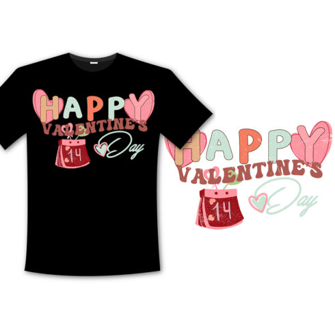 Retro Valentine’s Day T-Shirt Design.