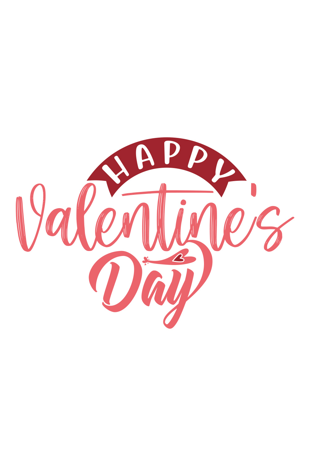 An image with a great printable Happy Valentines Day lettering