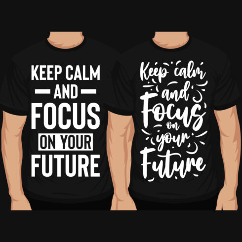 2 Typographic T-Shirt Designs main cover