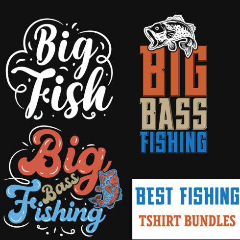 Best Fishing T-Shirt Designs Bundle main cover