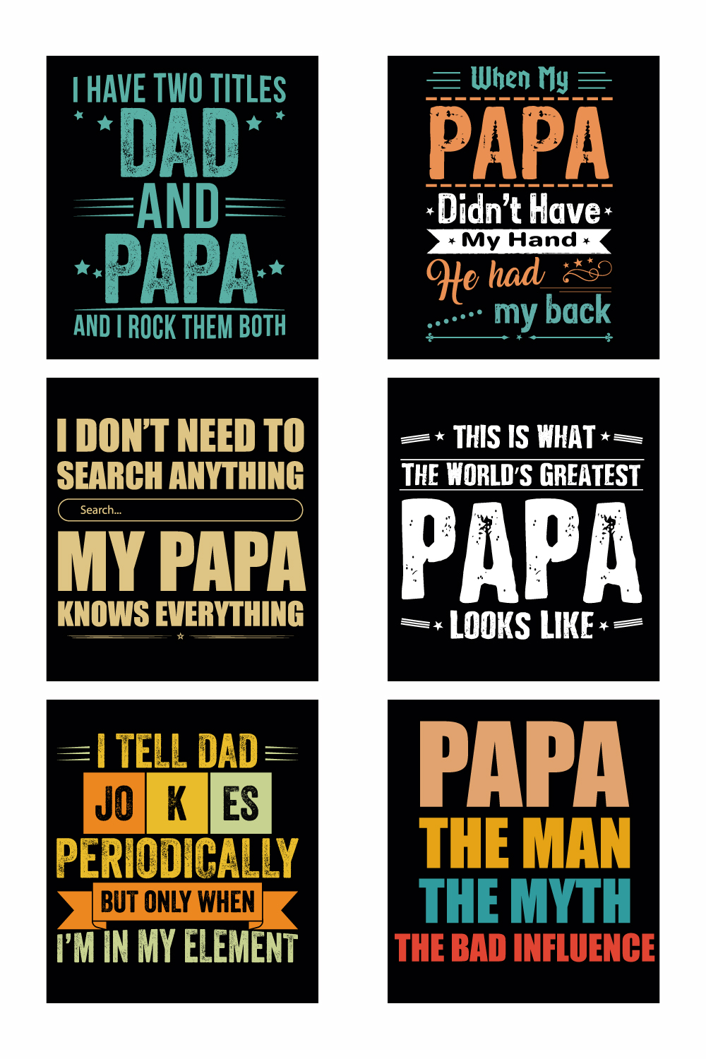 father's day tshirt pinterest preview image.