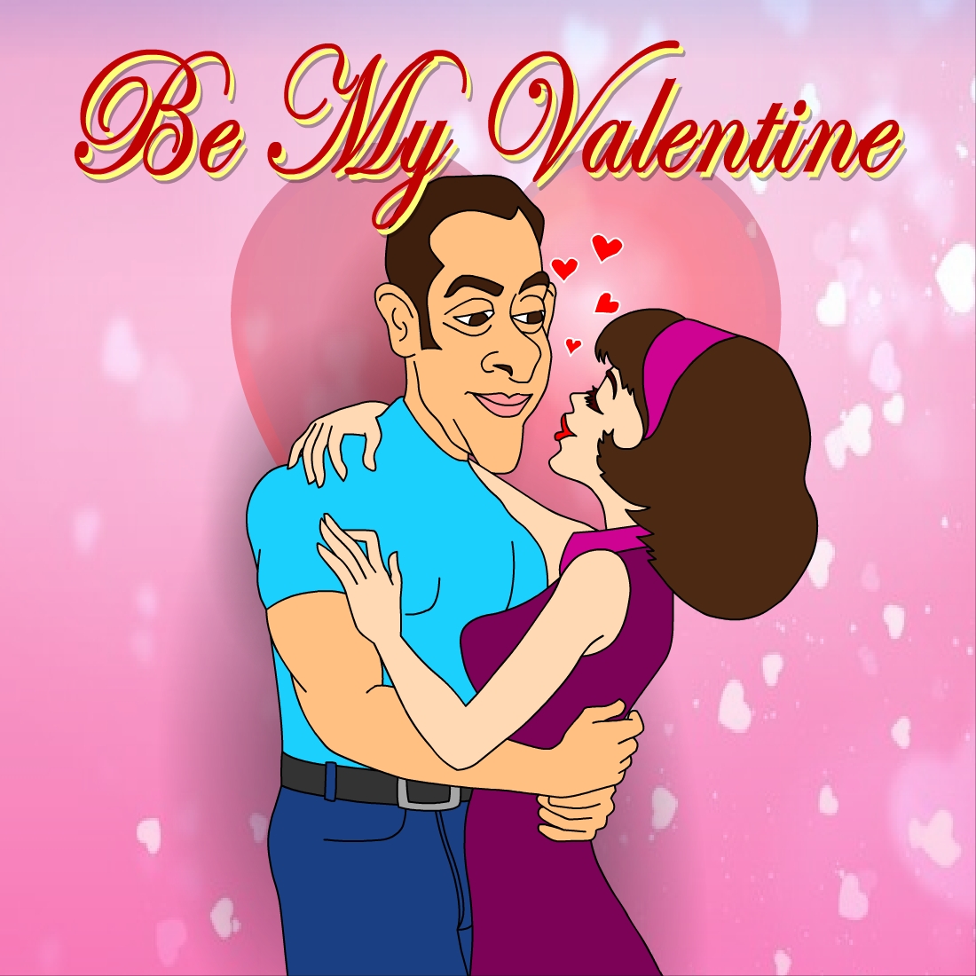 Animation Be My Valentine preview image.