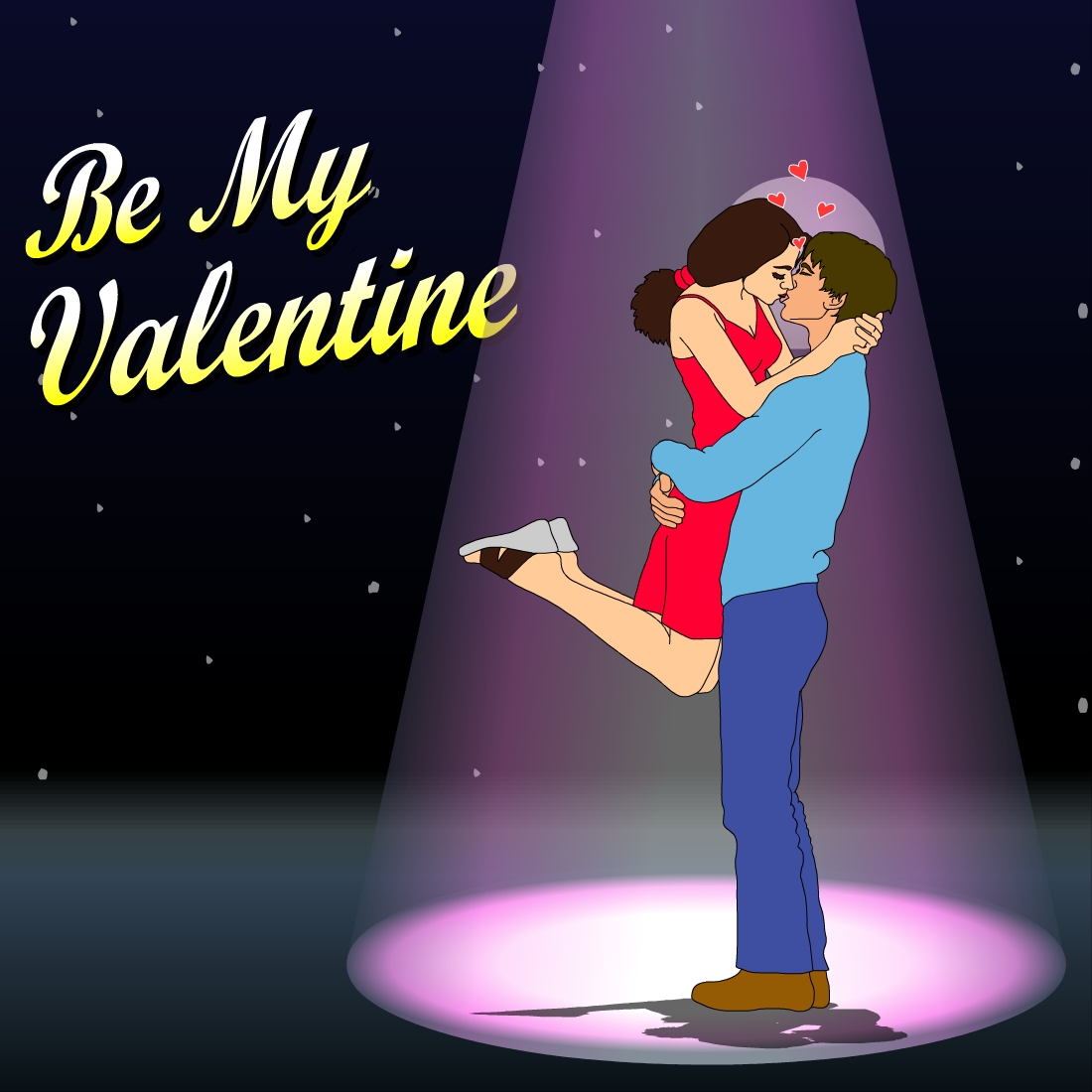 Be My Valentine Animation preview image.