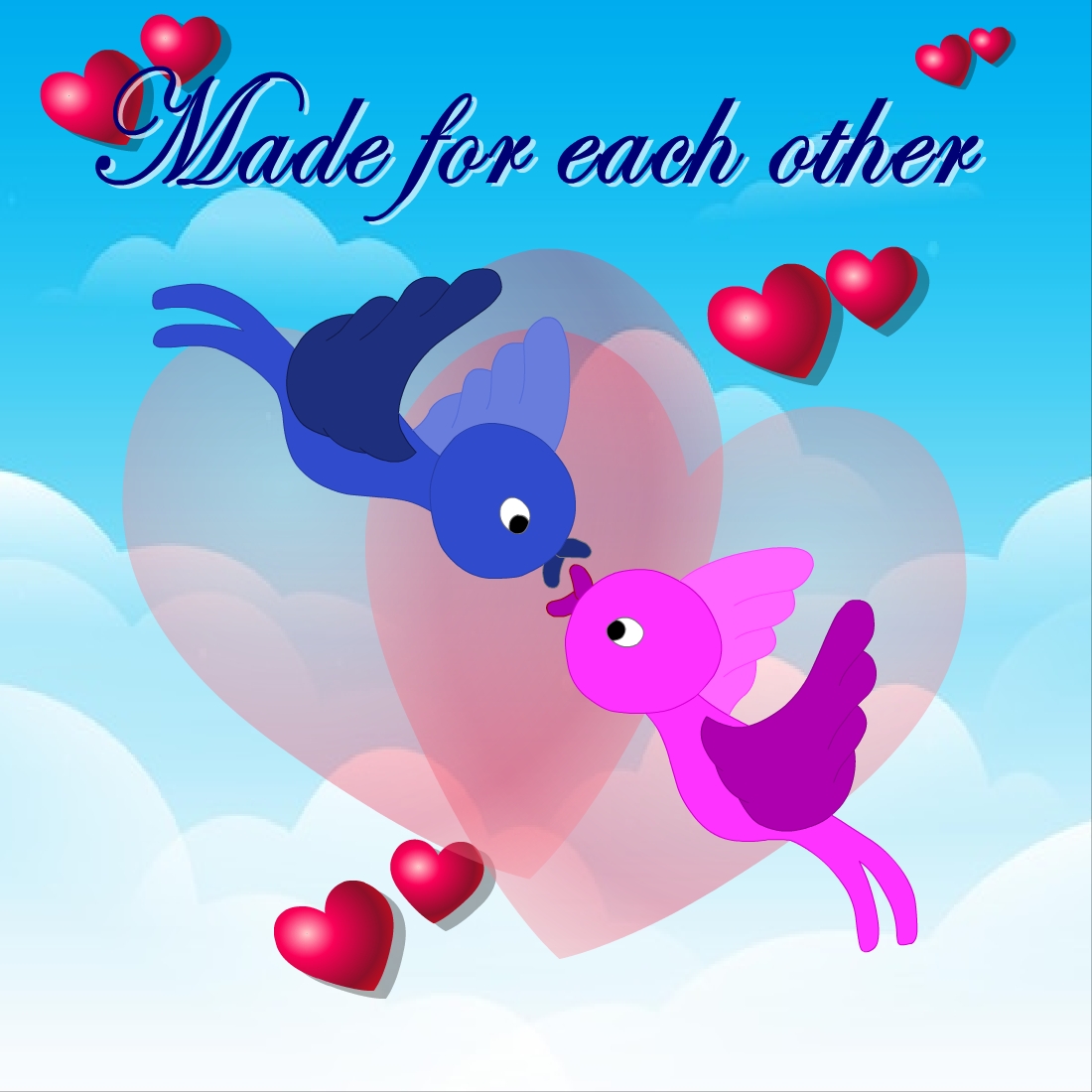 Made For Each Other Valentine Animation preview image.