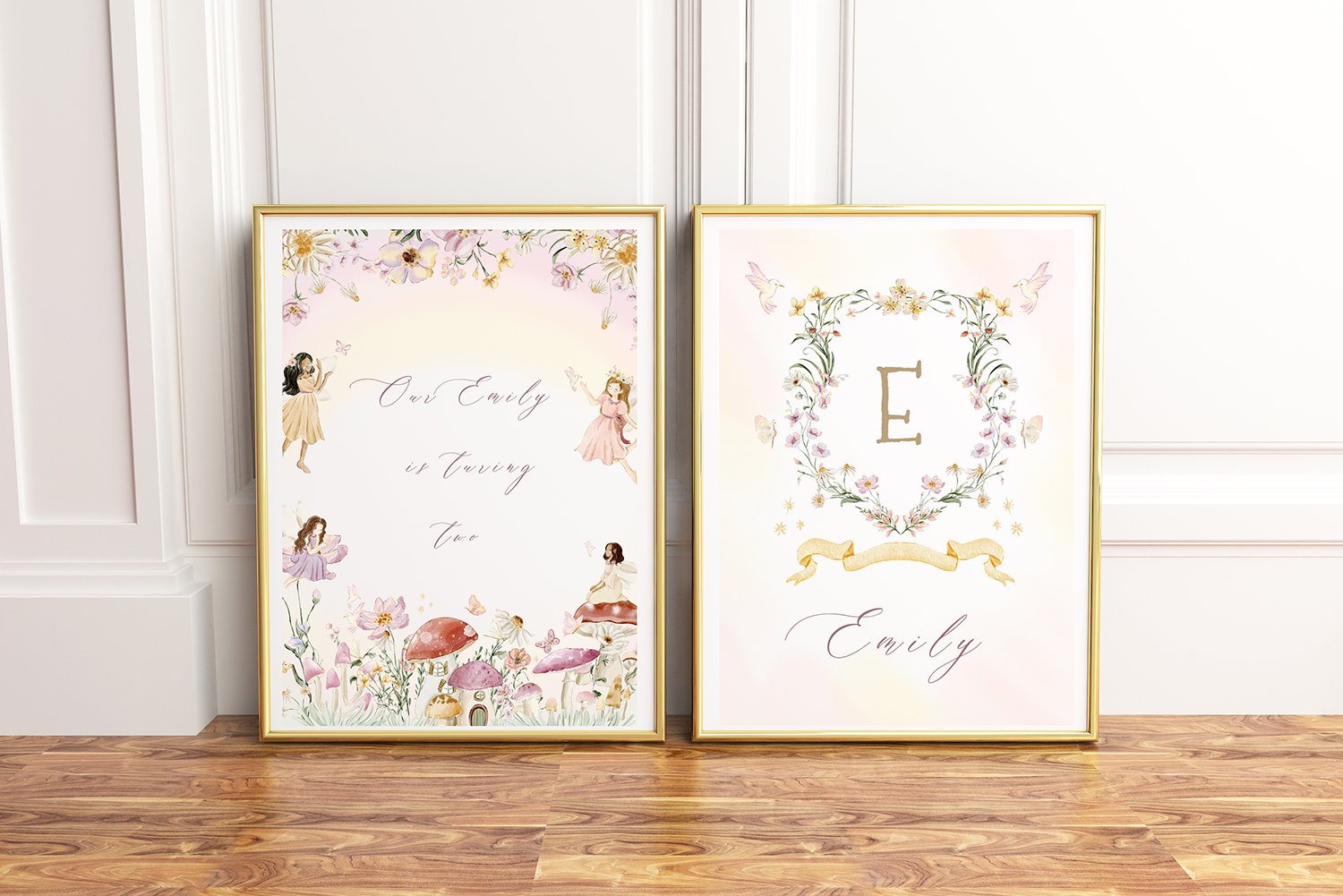 Delicate posters for a little princess.