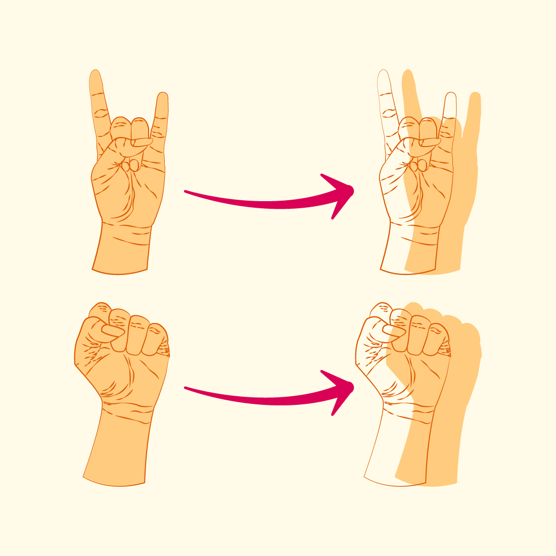14 Hand Signs main image.