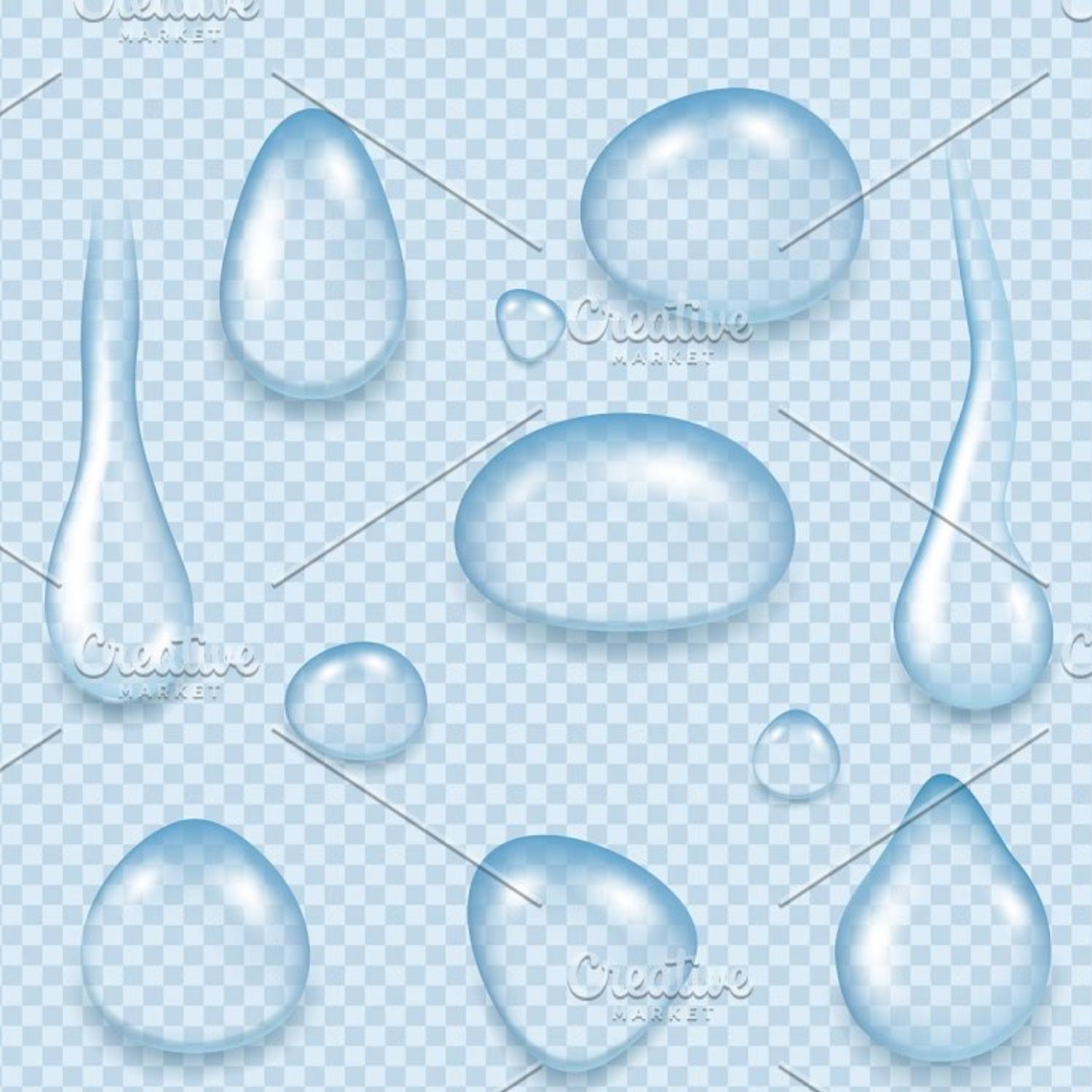 Water Drops. Aqua Fresh Liquid Main Cover.