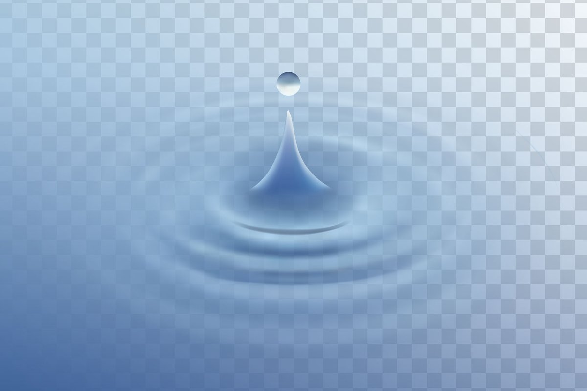 Water Splashes Vector image preview.