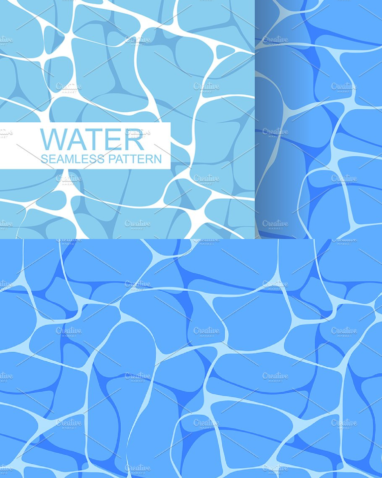 Water seamless pattern pinterest image preview.