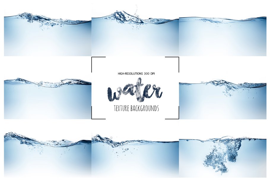 Cover image of Water Clean Wave Backgrounds.