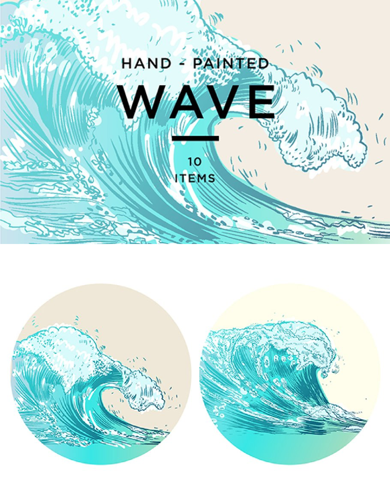 Wave pinterest image preview.