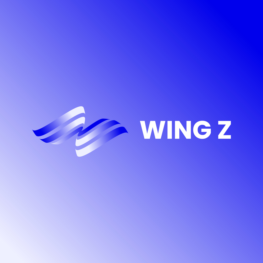 W Wing Letter Modern Logo Vector Template cover image.