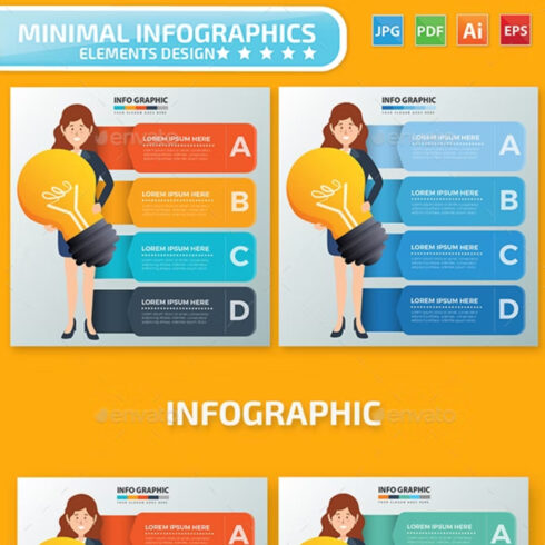 Woman Infographic Design Main Cover.