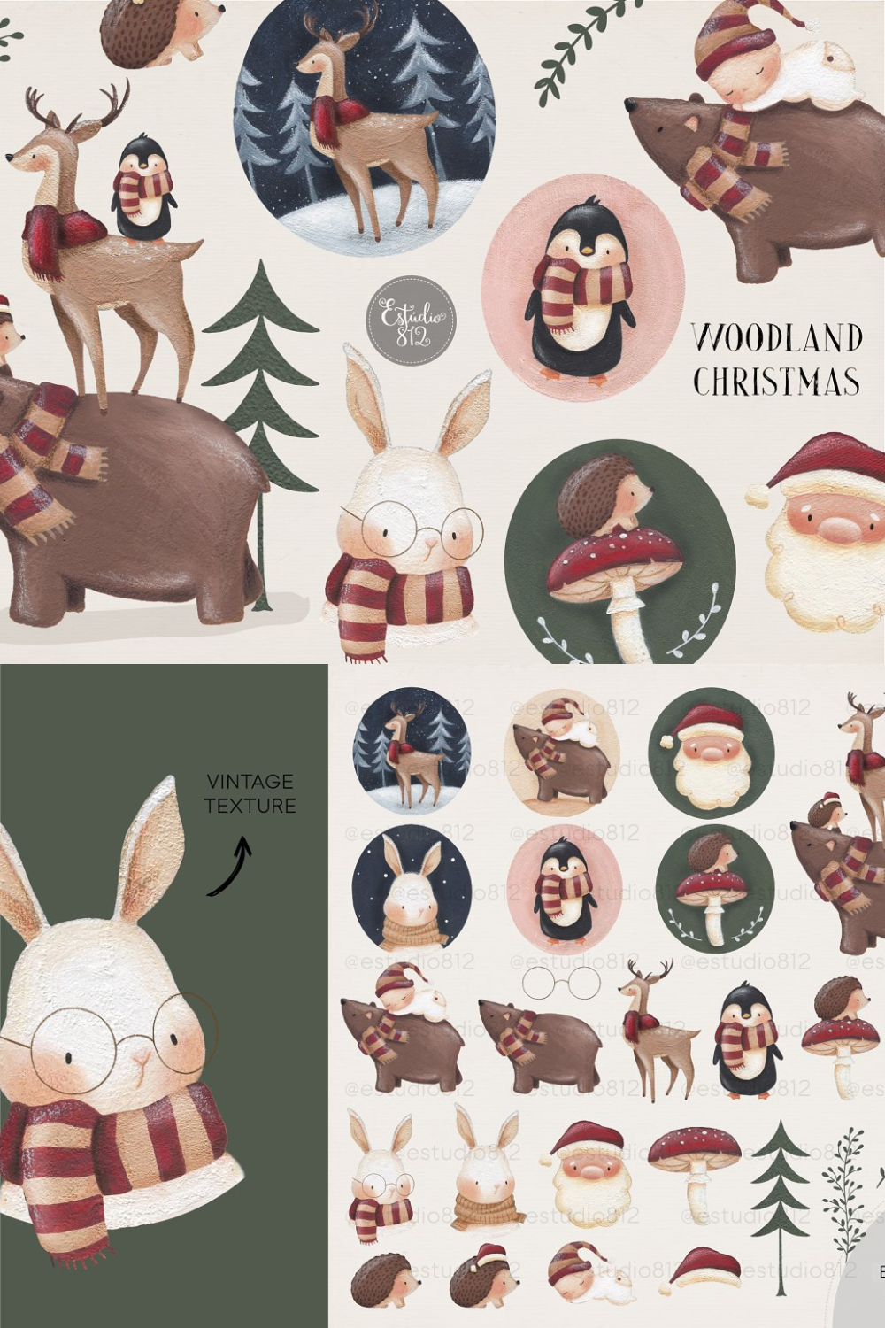 Woodland Christmas - Pinterest.